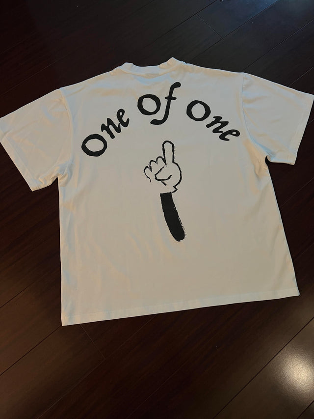 Zero culture 1of1 tees - White