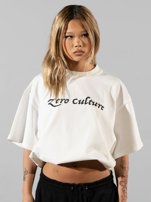 Zero culture 1of1 tees - White