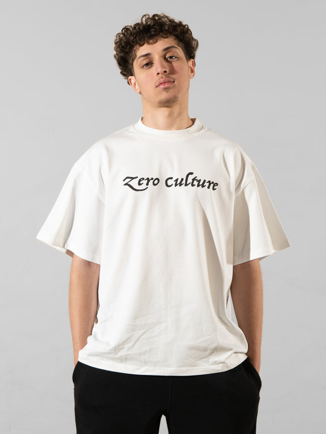 Zero culture 1of1 tees - White